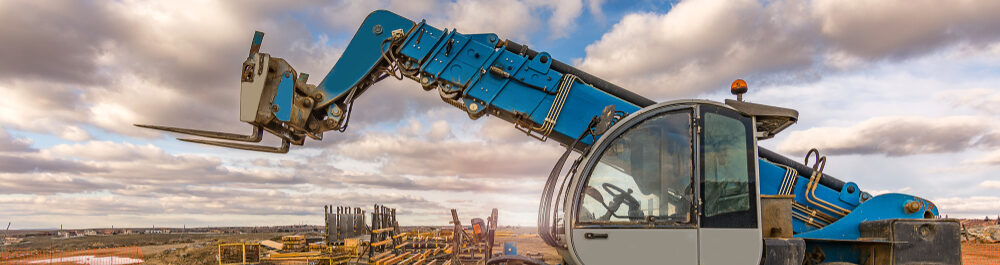 wózek widłowy z wysięgnikiem teleskopowym