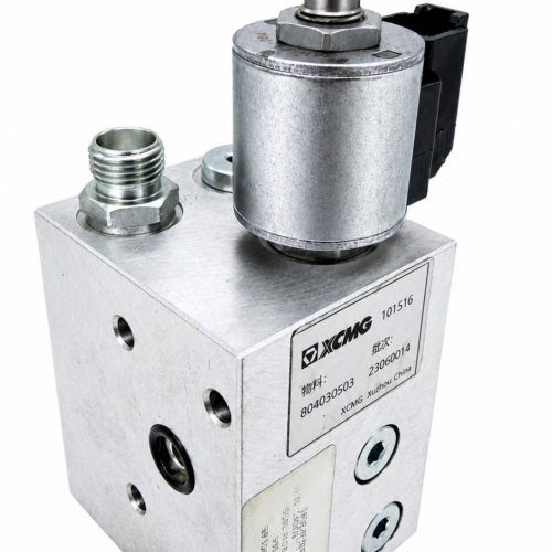 Blok zaworowy elektrozaworu hydraulicznego XCMG 804030503
